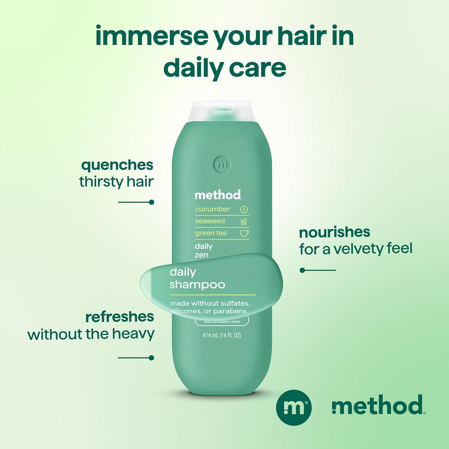 Thumbnail 3 de Method Daily Zen Shampoo - Daily Clean for All Hair Types