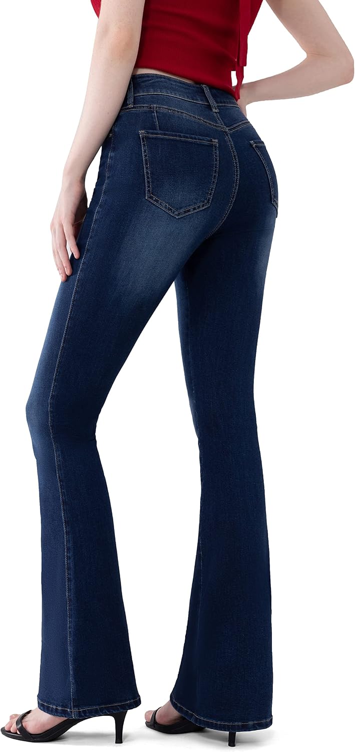 Detalle 2 de FLYING BANANA Totally Shaping Curvy Stretchy Bootcut Flare Jeans