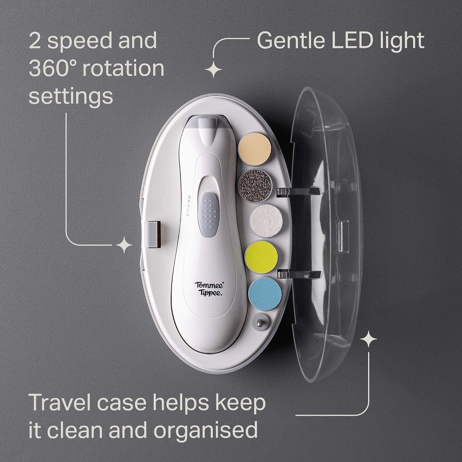 Detalle 2 de Tommee Tippee Electric Baby Nail File 💅