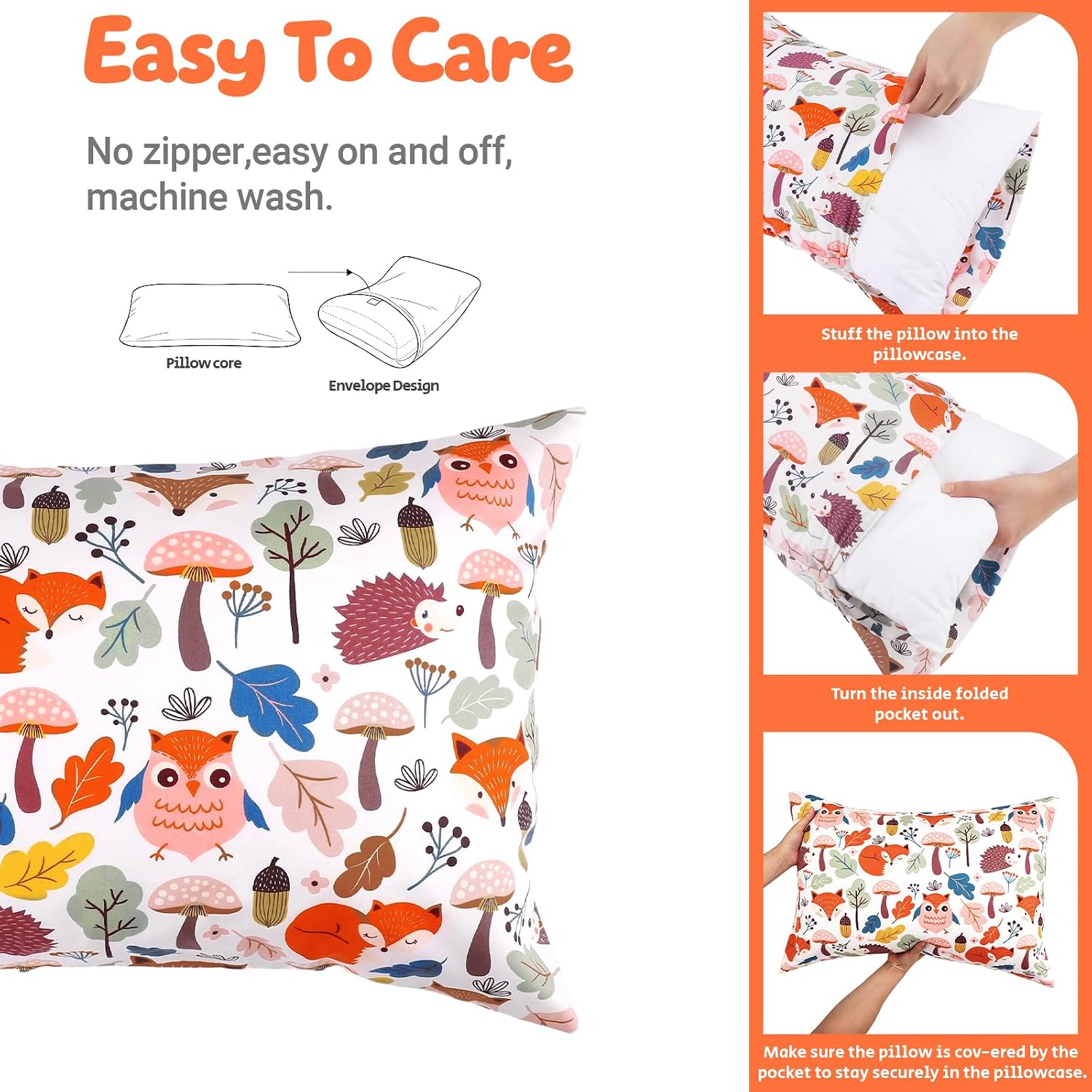 Detalle 2 de Toddler Pillowcases 100% Cotton