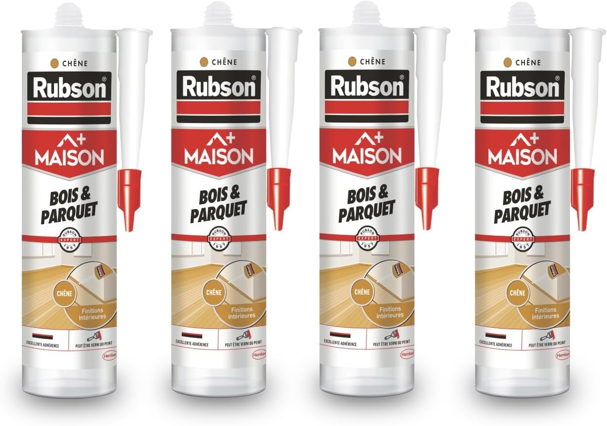 Thumbnail 6 de Rubson Perfect Home Mastic Bois & Parquet couleur chêne – Mastic acrylique 280 ml