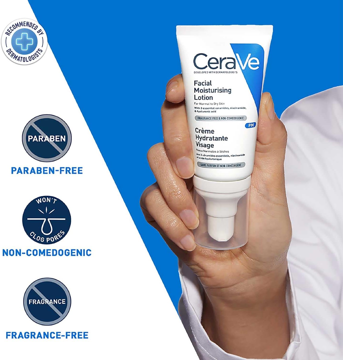 Thumbnail 4 de CeraVe PM Facial Moisturising Lotion