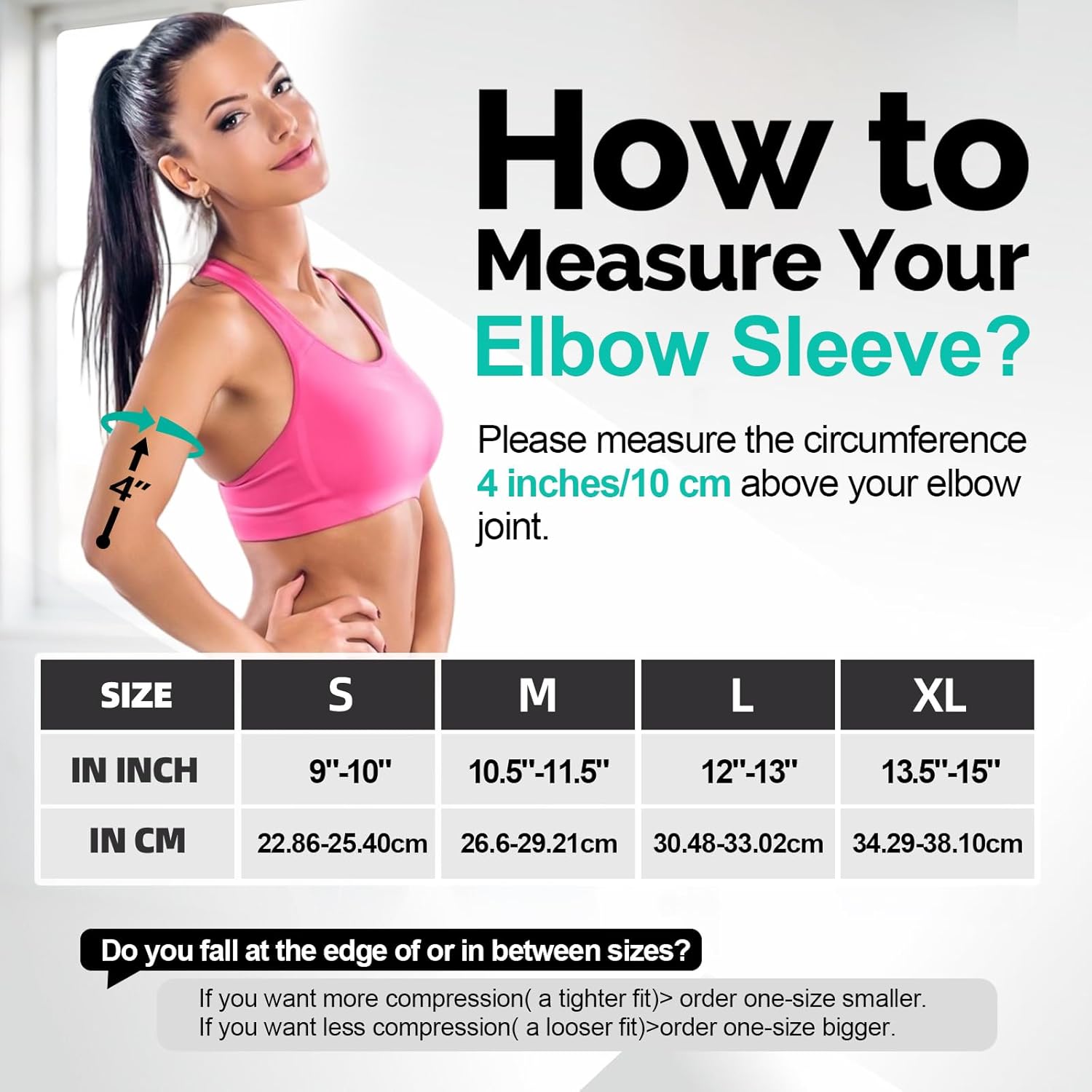 Thumbnail 4 de Lexniush Ellenbogenbandage für Tennisarm & Golferarm, einstellbare Kompression (rechts/links)