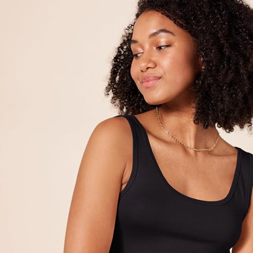 Thumbnail 4 de Amazon Essentials Débardeur Coupe Ajustée Femme, Lot de 2 - Blanc Rayures/Noir, S