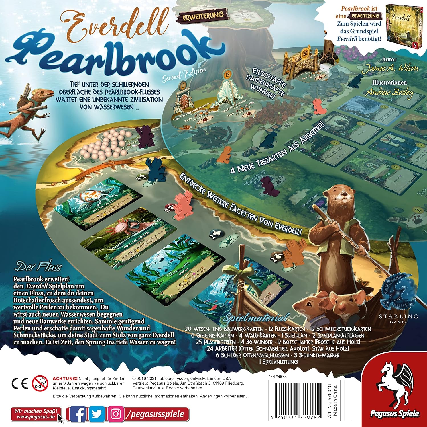 Thumbnail 3 de Pegasus Everdell Pearlbrook 2. Edition Pearlbrook