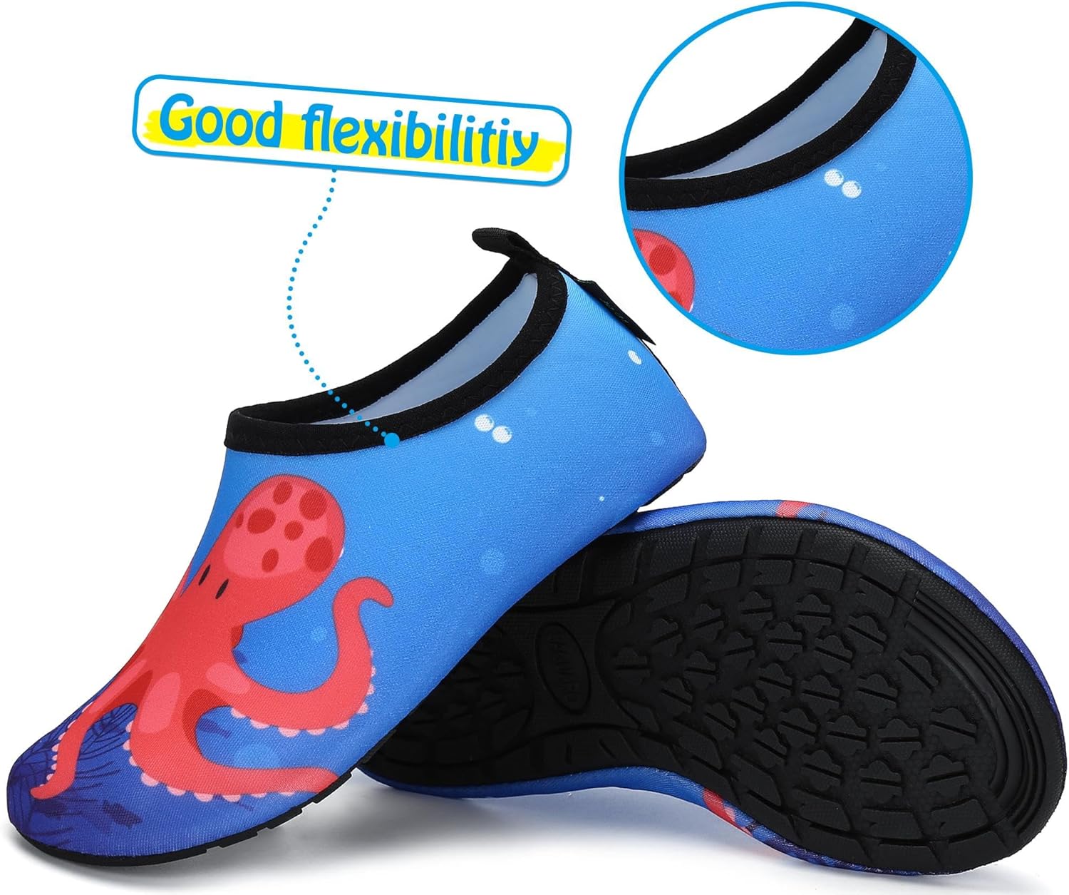 Detalle 2 de SAGUARO Scarpe da Scogli Antiscivolo per Bambini - Leggere e Traspiranti (EU 18-37)