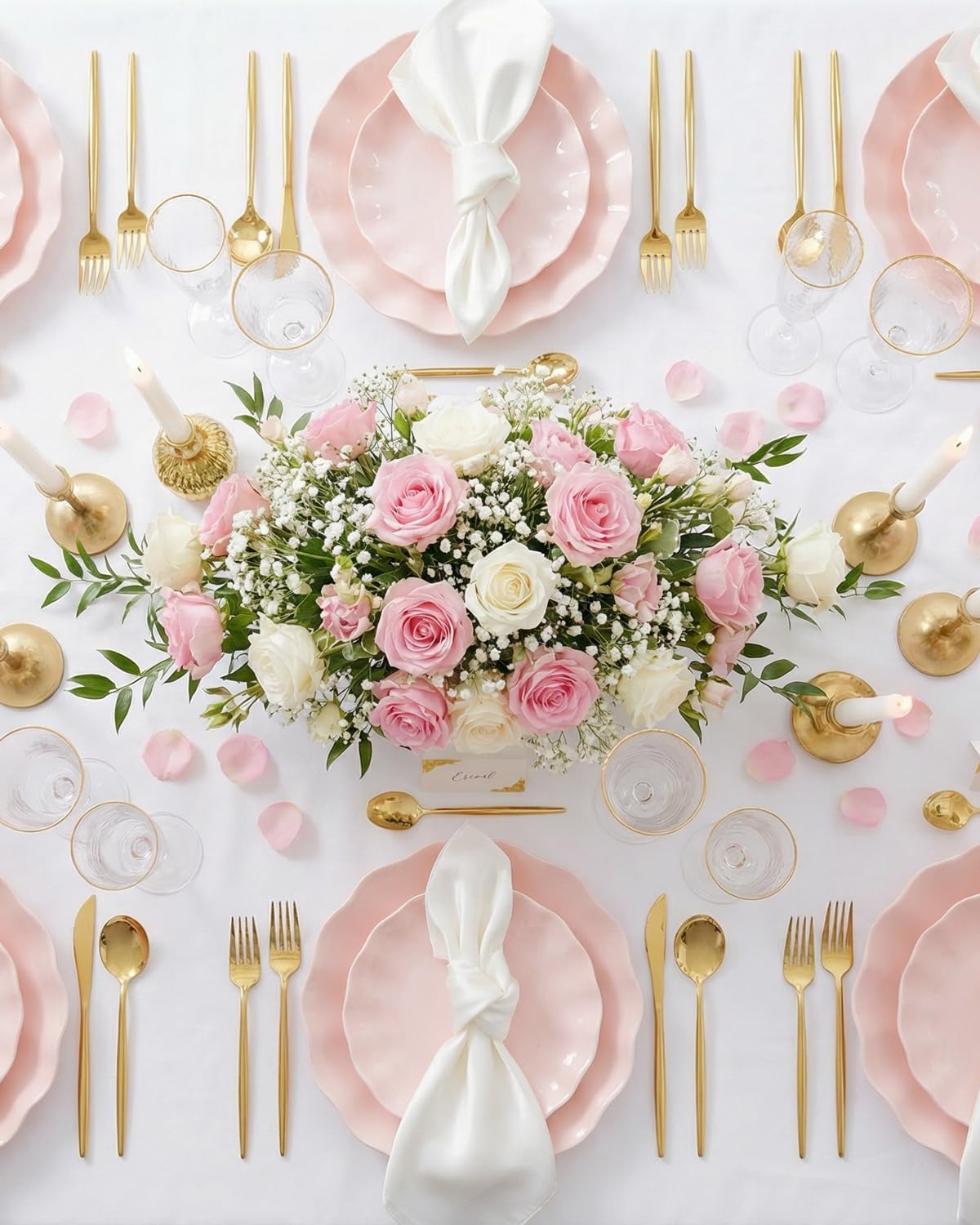 Thumbnail 4 de LIYH Pink Scalloped Party Plates 24 pcs 🍽