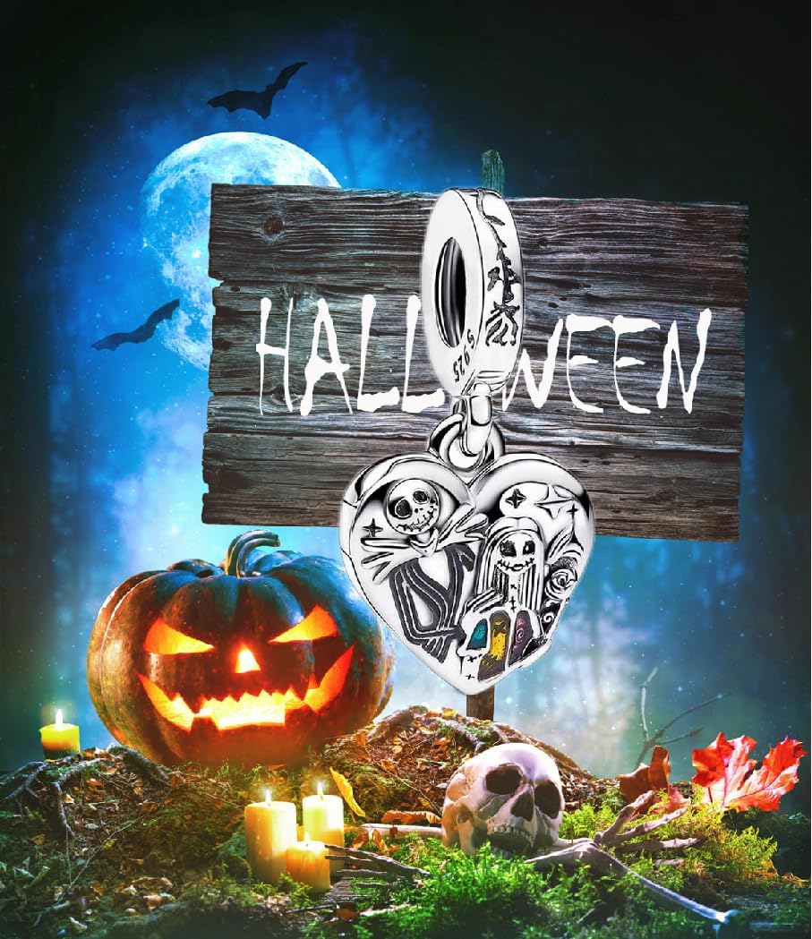 Thumbnail 3 de TCZNAF Halloween Charms Familien-Anhänger für Pandora-Armband & Bead Charm (kompatibel, mit Pflegehinweisen)