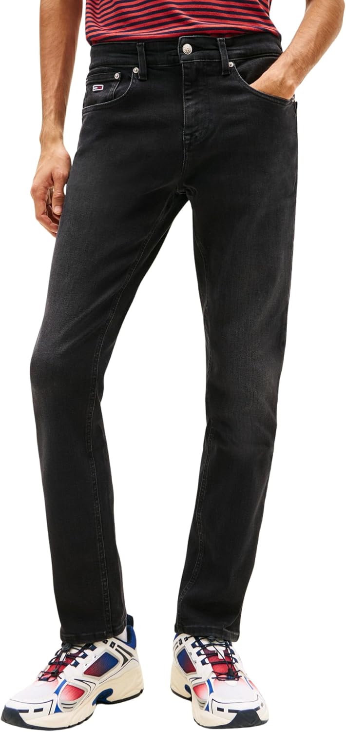 Detalle de Tommy Jeans Scanton Slim Ai3385 DM0DM21888 – męskie jeansy slim