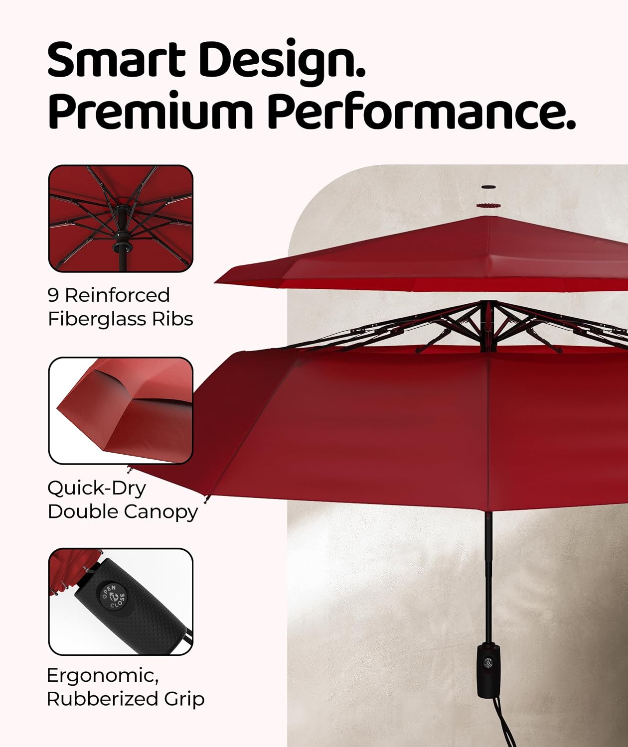 Detalle de Repel Travel Umbrella, 11-Inch Folded