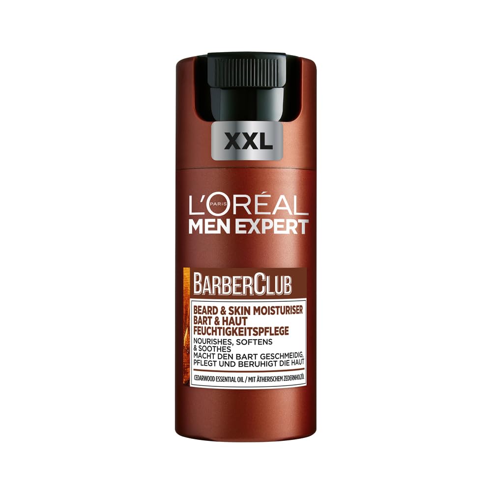 Detalle de L'Oréal Men Expert Barber Club XXL Feuchtigkeitspflege für Bart und Haut – 100 ml