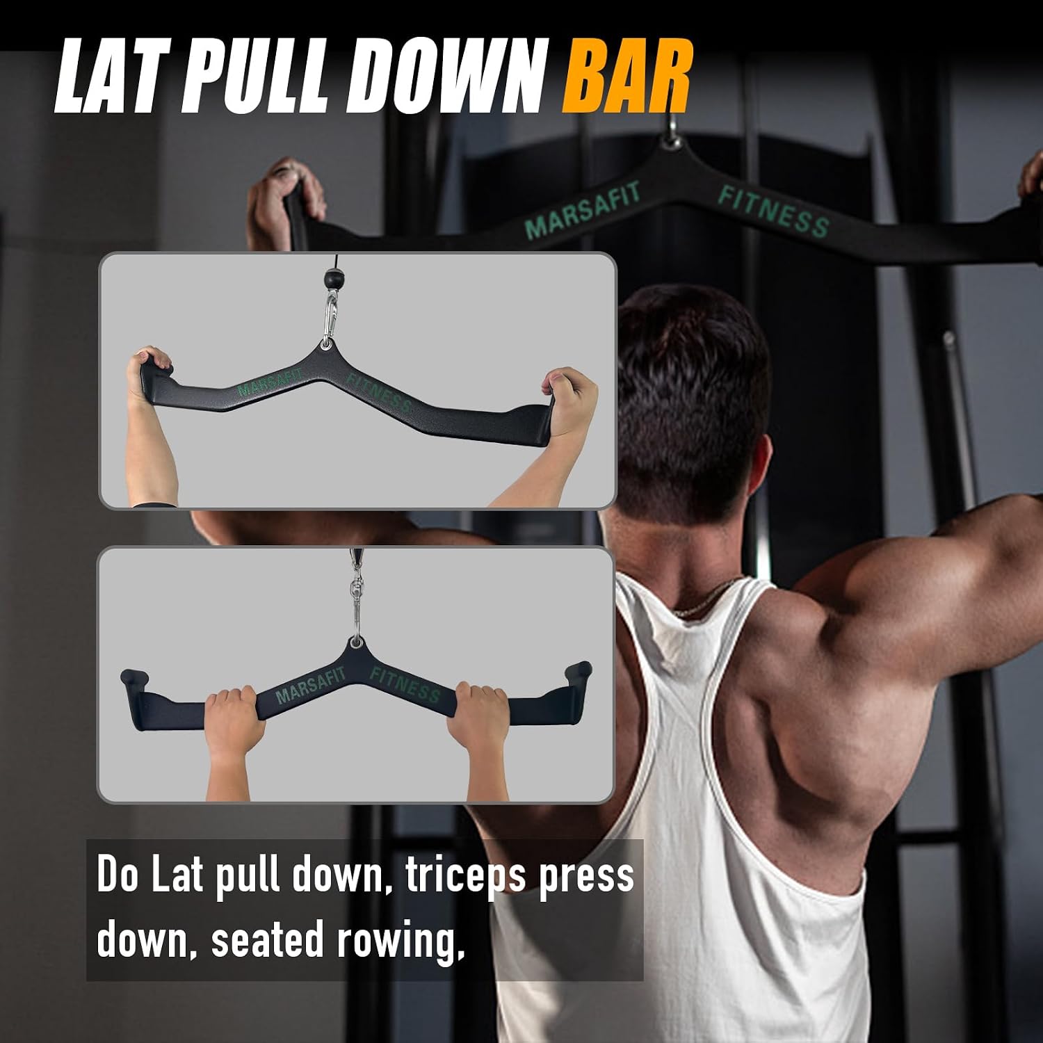Thumbnail 6 de MARSAFIT Lat Pulldown Bar 880 lb 🏋
