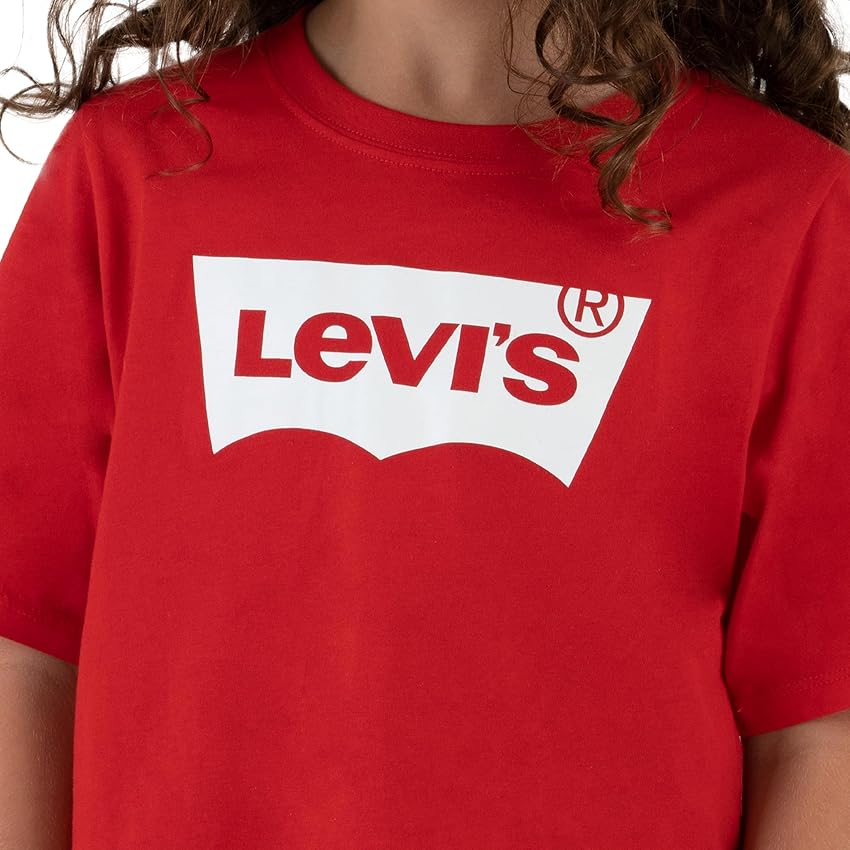 Thumbnail 2 de Levi's Lvg Top Corto Niñas Rojo Brillante 🌟