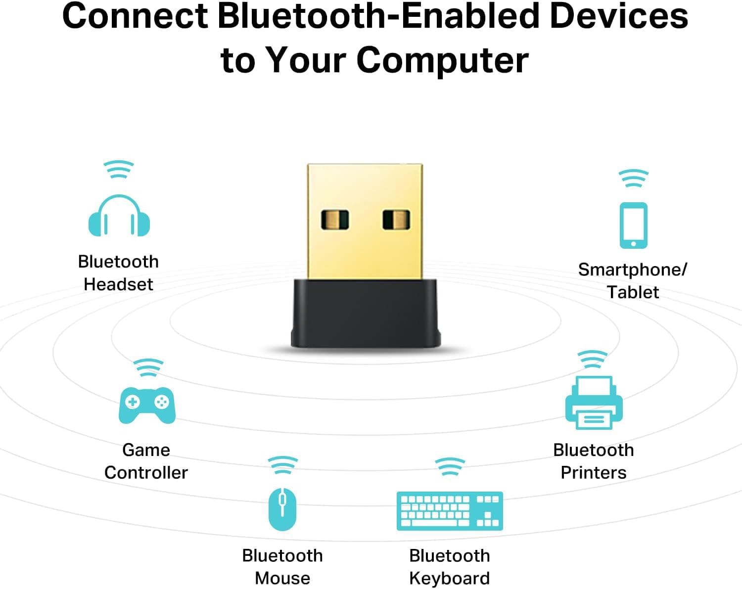 Detalle de TP-Link USB Wi-Fi and Bluetooth Adapter Archer T2UB Nano