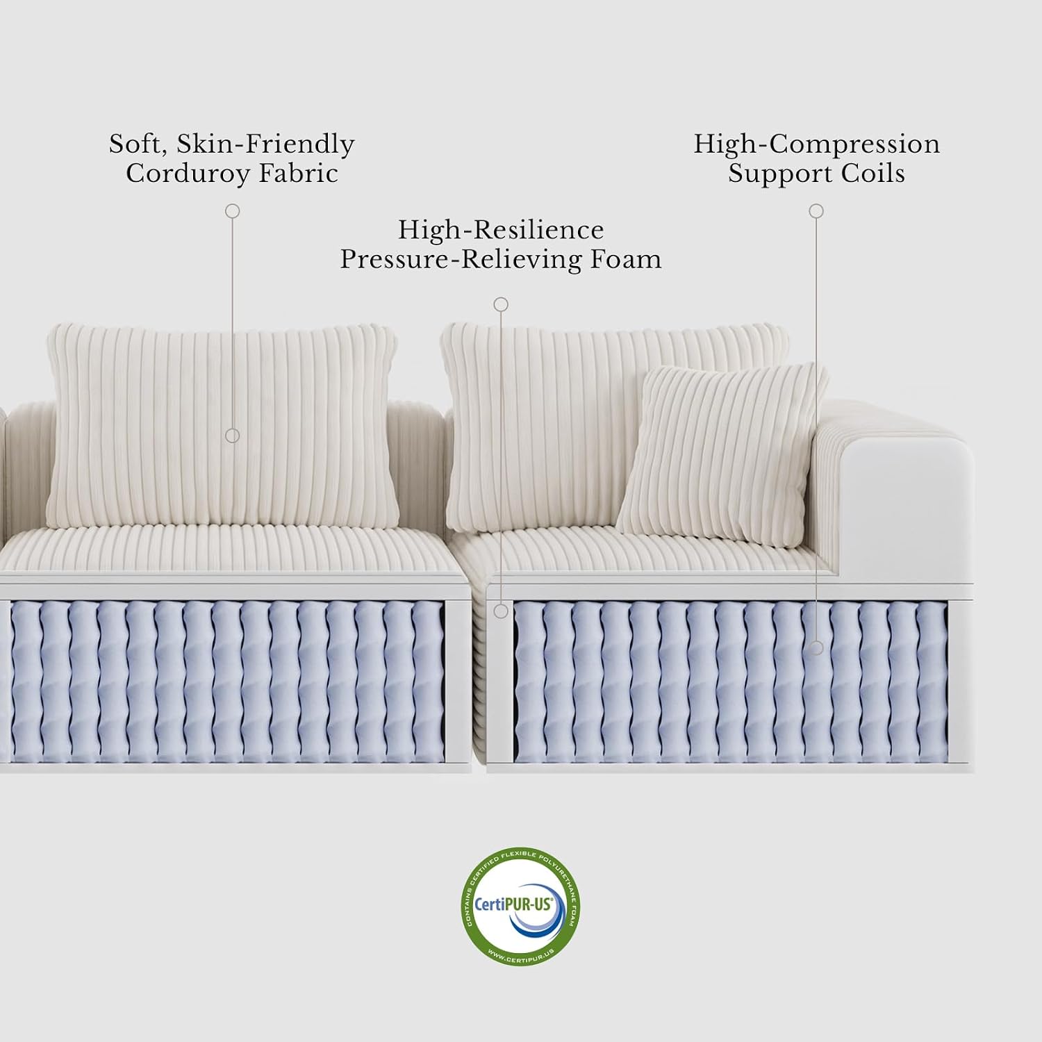 Detalle 2 de Maywish Modular Sectional Sofa 141