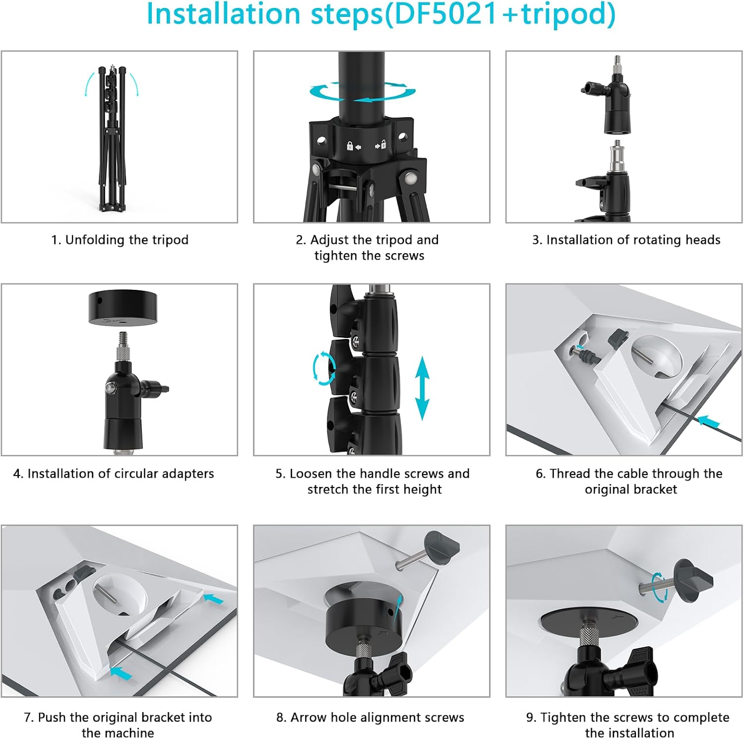 Thumbnail 6 de TIUIHU Starlink Mini Tripod Mount 65 inch