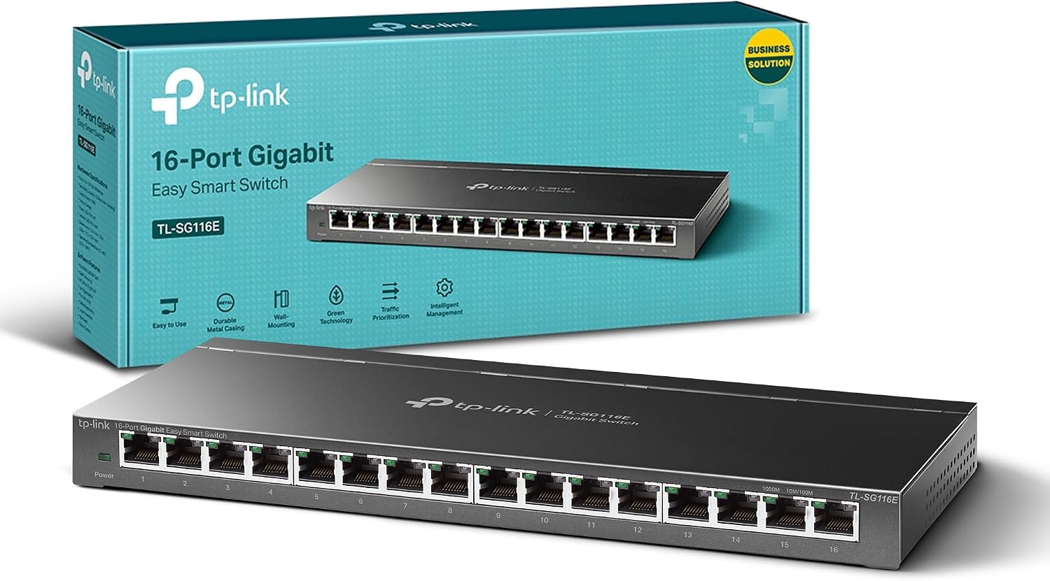 Detalle de TP-Link TL-SG108S 8‑Port Gigabit Switch 📡