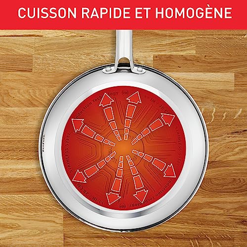 Thumbnail 5 de Tefal Duetto, poêle antiadhésive 24 cm en acier inoxydable, compatible induction