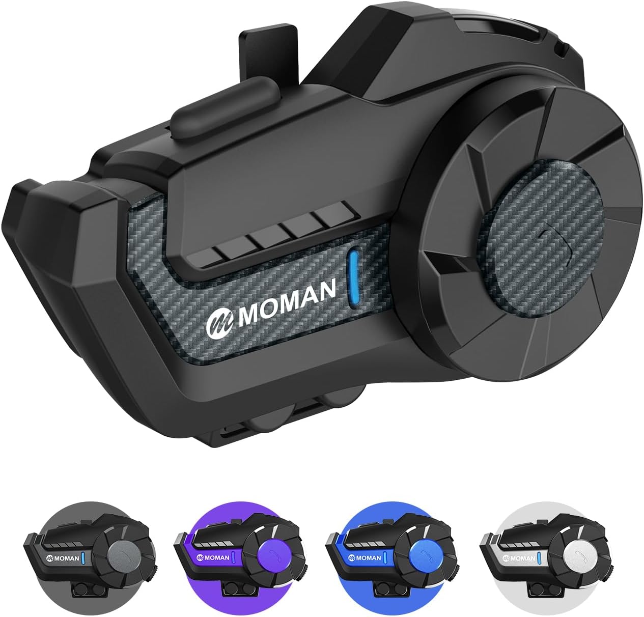 Detalle de Moman H2Pro Intercomunicador Casco 1000 m