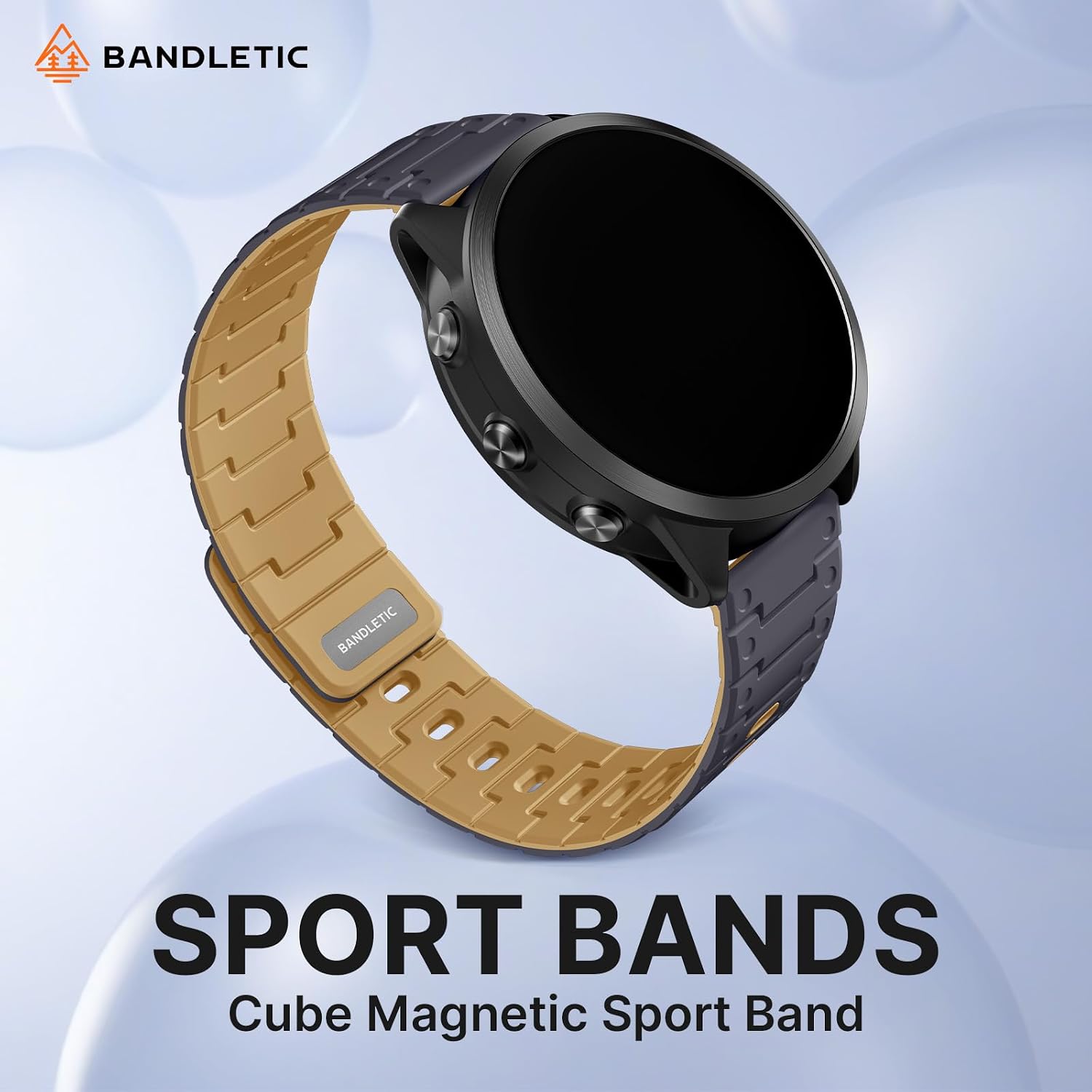 Thumbnail 6 de Bandletic 20mm Magnetic Strap for Garmin and Samsung Smartwatches