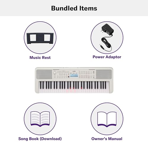 Thumbnail 8 de YAMAHA EZ-310 Clavier Portable Blanc