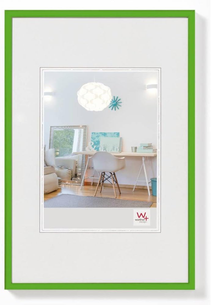 Detalle de walther Design Picture Frame White 10 x 13 cm – New Lifestyle plastic frame KV113W