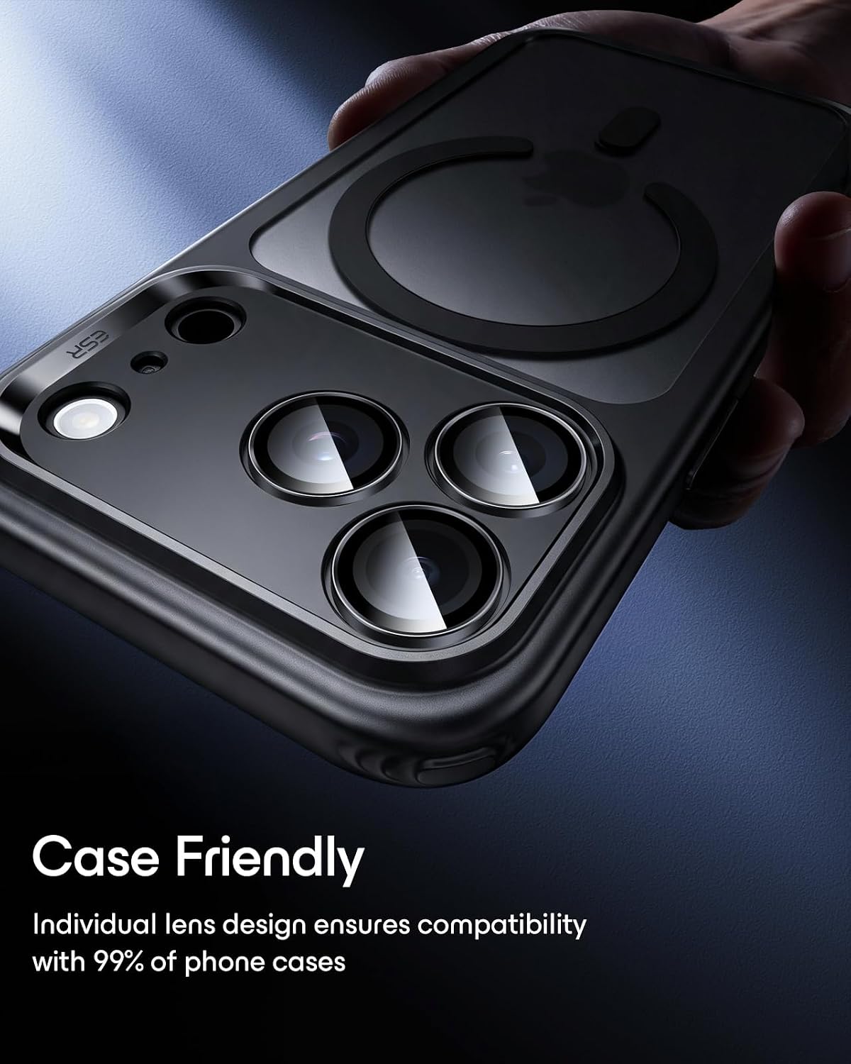 Thumbnail 6 de ESR iPhone 18 Pro Max/18 Pro Camera Lens Protector, 9H Tempered Glass