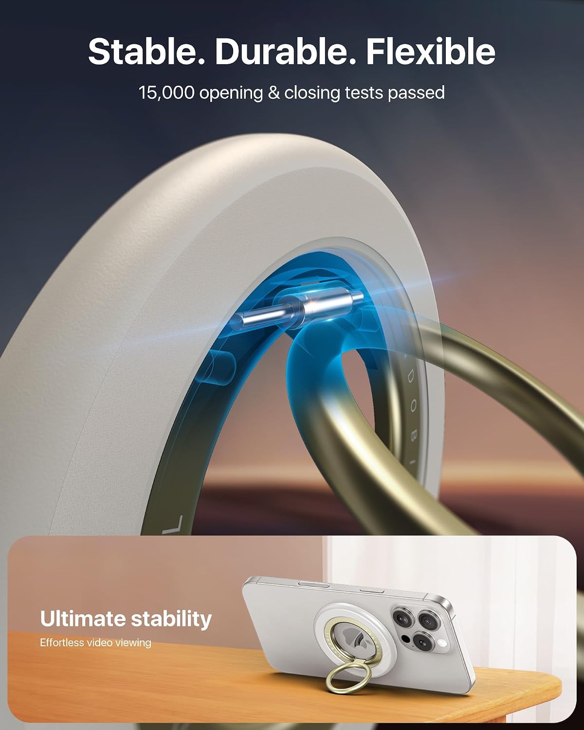 Thumbnail 4 de andobil 2025 Magnetic Phone Grip 360° Rotatable