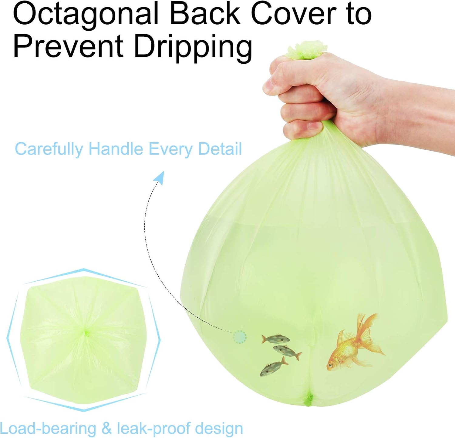 Thumbnail 3 de Aievrgad Biodegradable Trash Bags 120Pcs