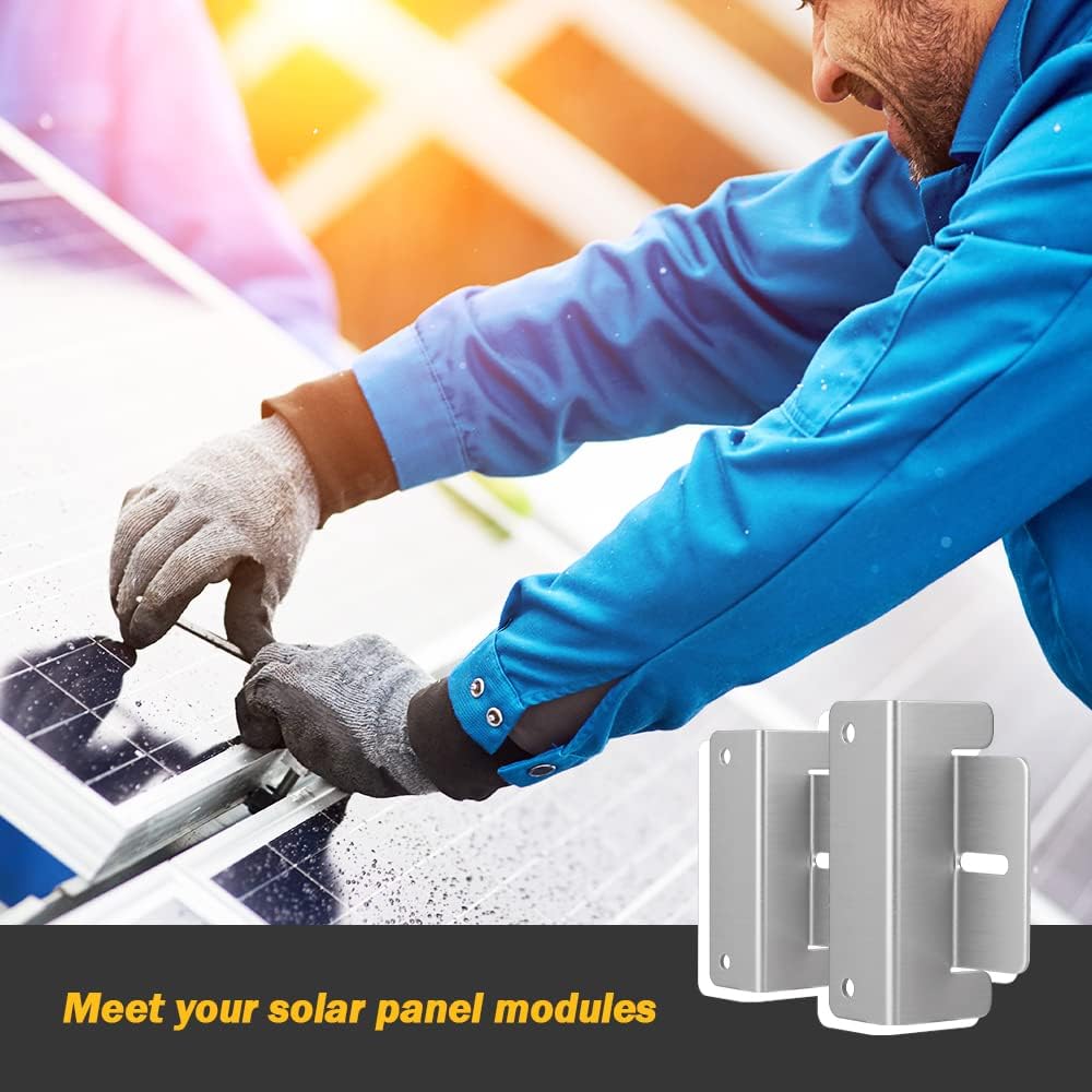 Thumbnail 6 de BougeRV Solar Panel Mounting Brackets, Aluminum Alloy