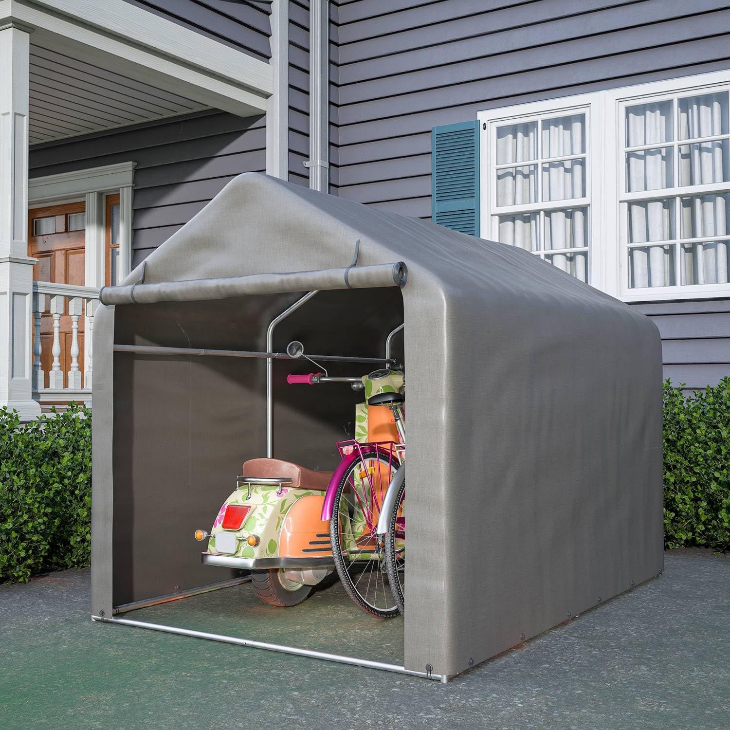 Thumbnail 2 de BIRCHTREE Bike Storage Tent 2.2m x 1.6m