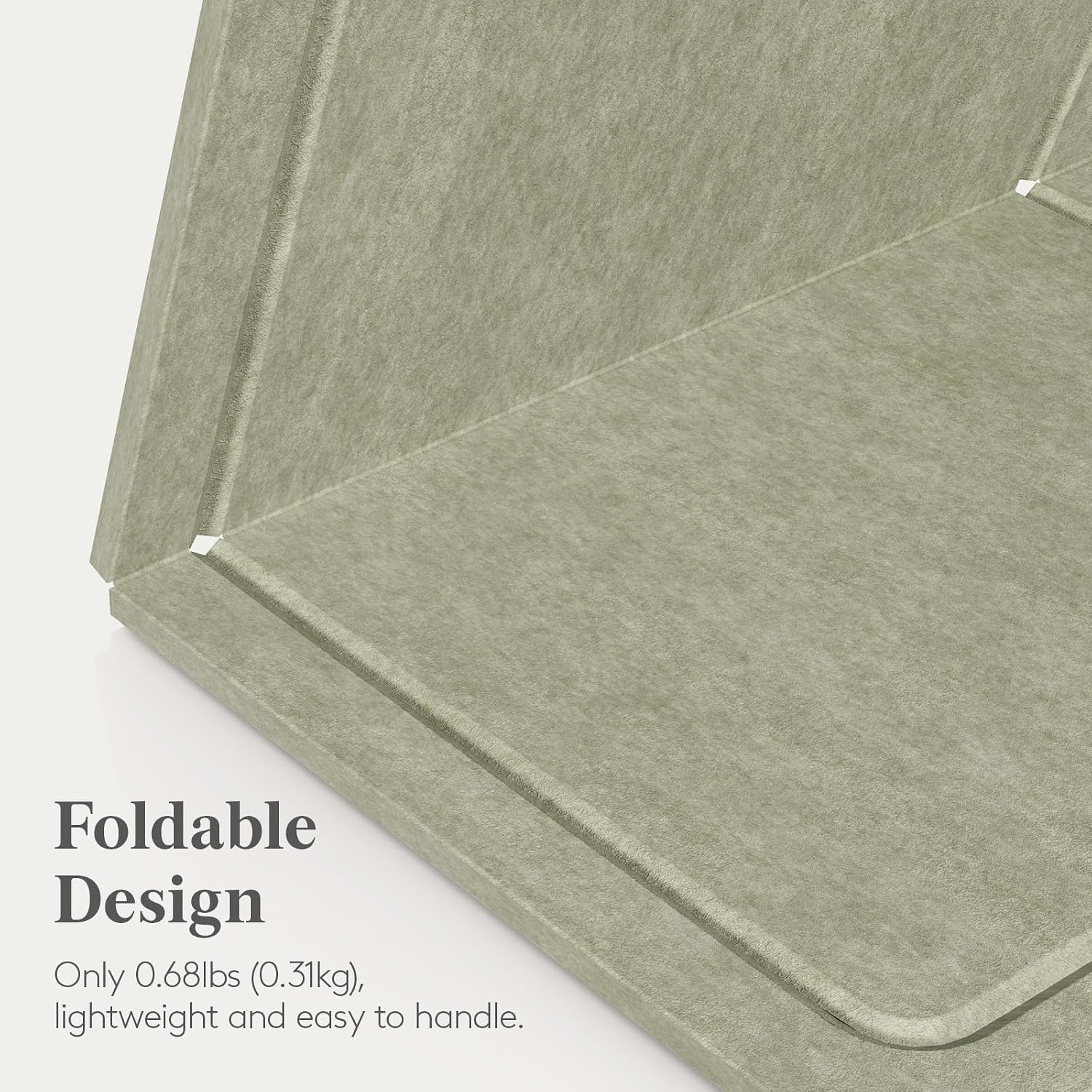 Thumbnail 6 de Lifewit 25111 Foldable Self-Adhesive Felt Bulletin Board, Sage, 20 Pushpins