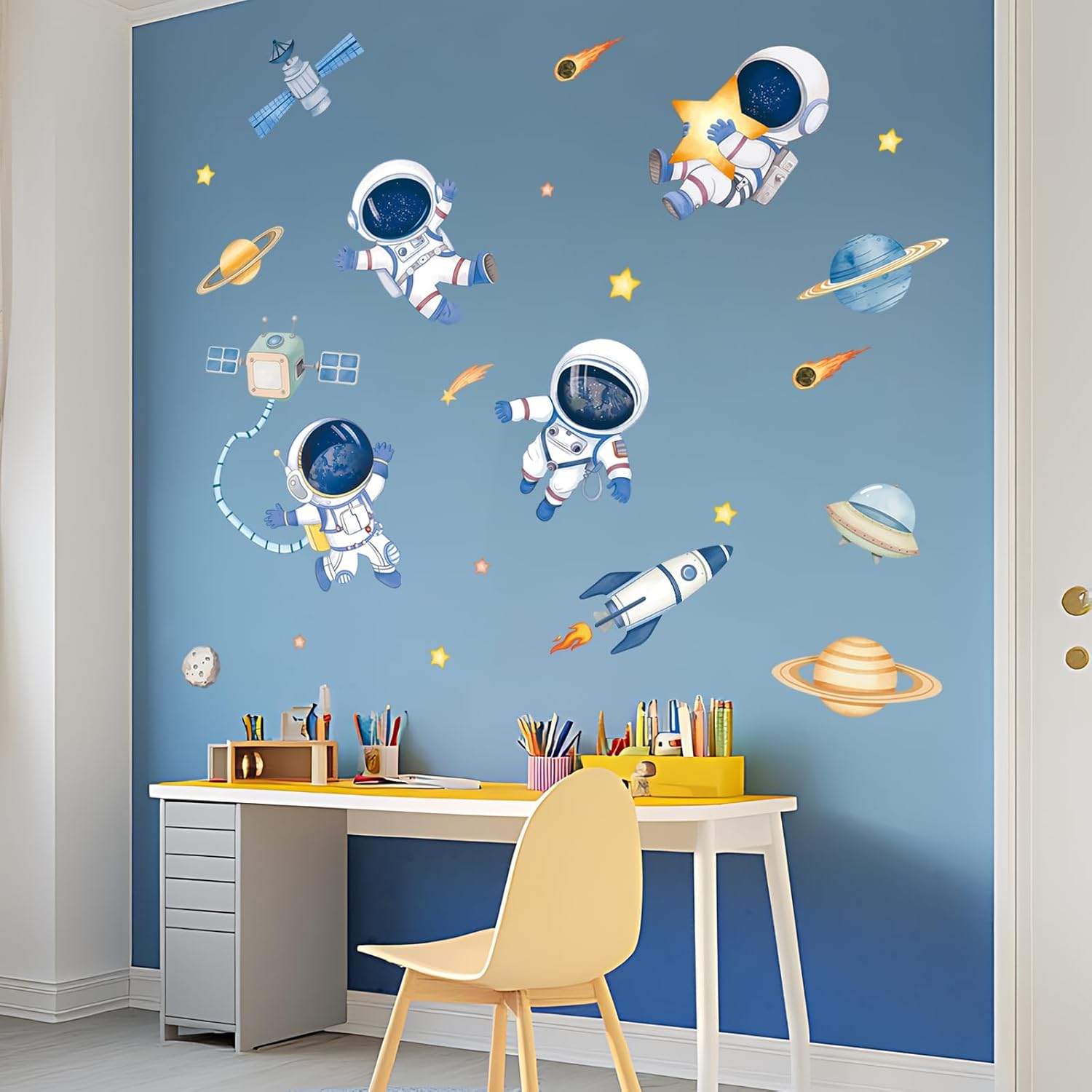 Thumbnail 2 de FUFUQUARE Astronaut Wall Stickers for Nursery 🚀