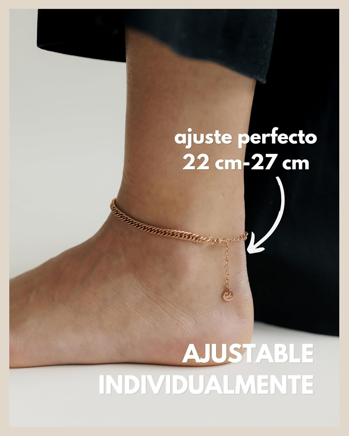 Detalle 2 de GD GOOD.designs Tobillera ajustable 22–27 cm