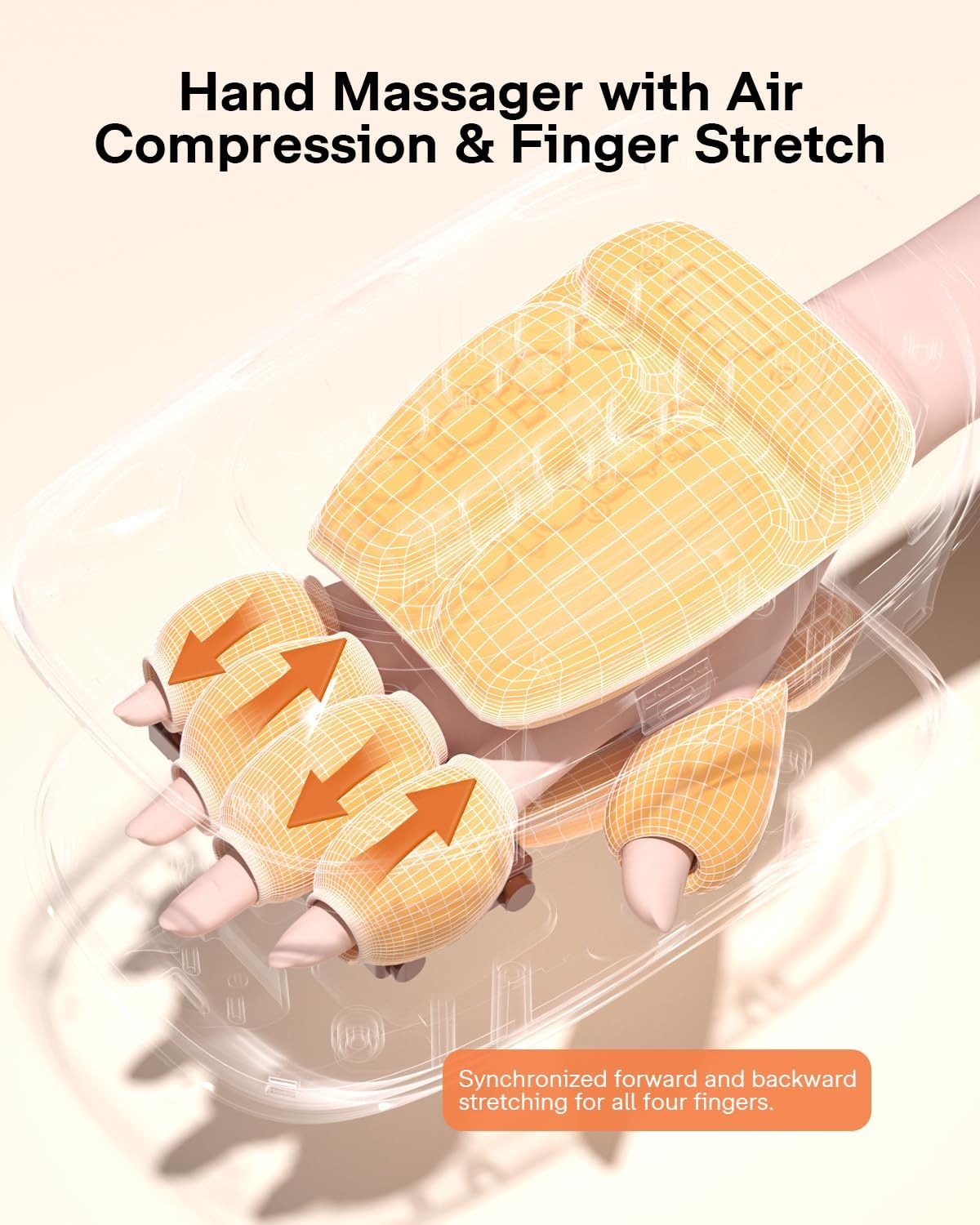 Thumbnail 1 de ALLJOY Hand Massager with Heat and Compression: therapeutic finger stretching and full-palm massage