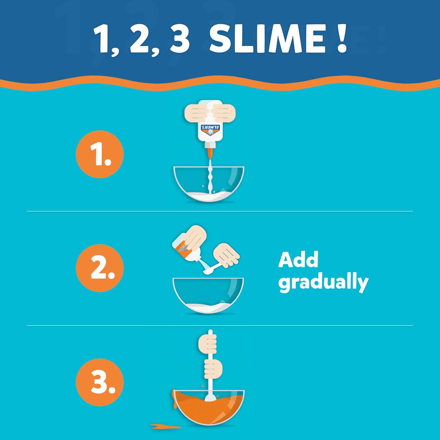 Thumbnail 4 de Elmer's Colour Slime Kit 4-count slime set