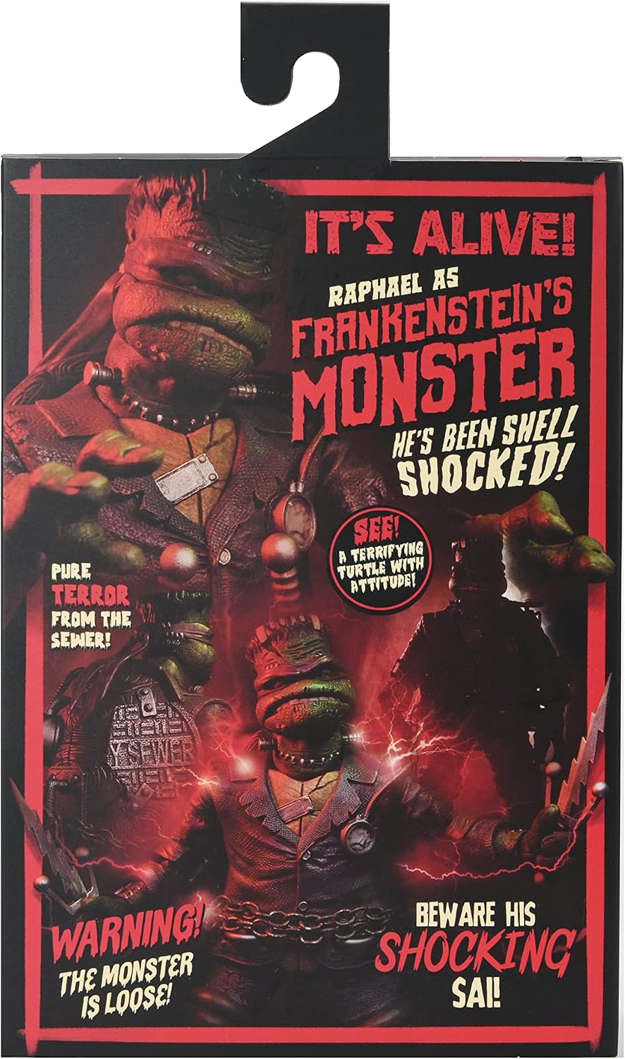 Thumbnail 4 de NECA Universal Monsters Ultimate TMNT Raphael jako Frankenstein – figurka 18 cm