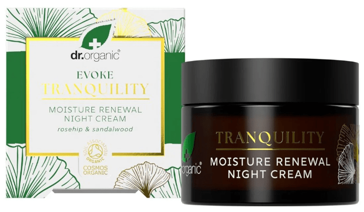 Detalle de Dr.Organic Evoke Tranquility Crema noche 50 ml