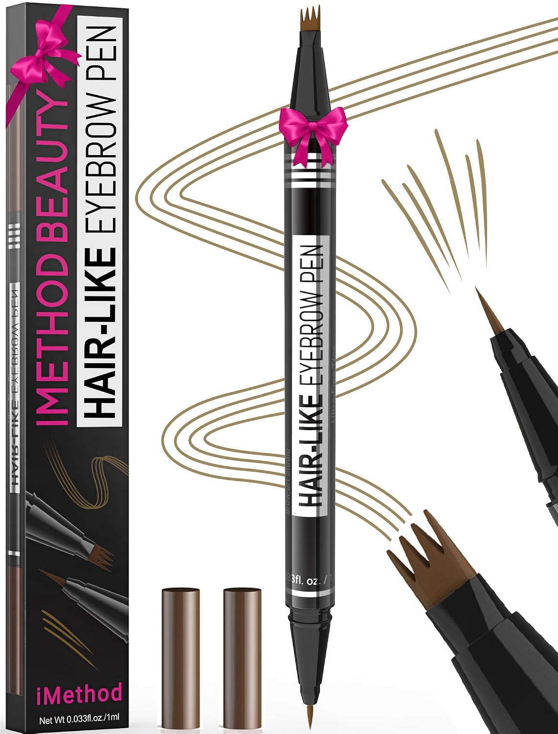 Detalle de iMethod Microblading Augenbrauenstift Hellbraun