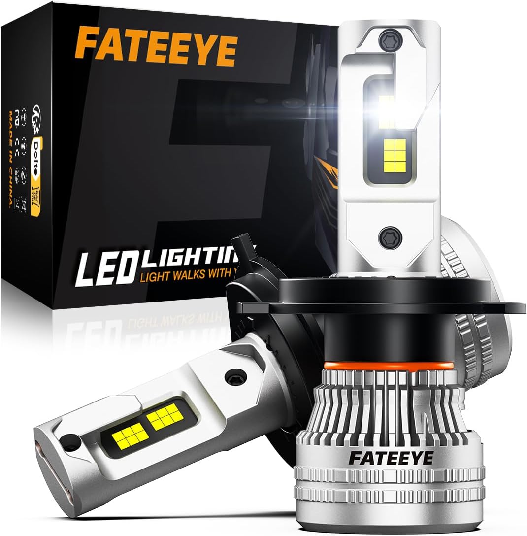 Detalle de FateEye Ampoule H4 LED 200W pour phares de voiture
