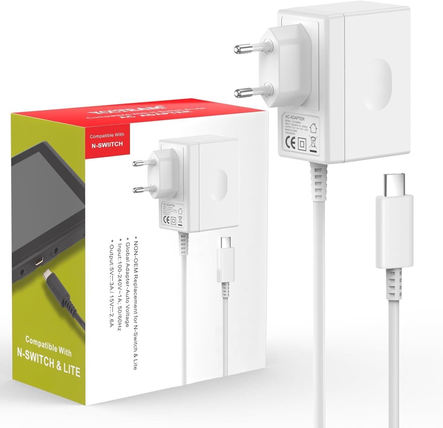 Detalle de YCCSKY Switch Netzteil 15V 2,6A PD