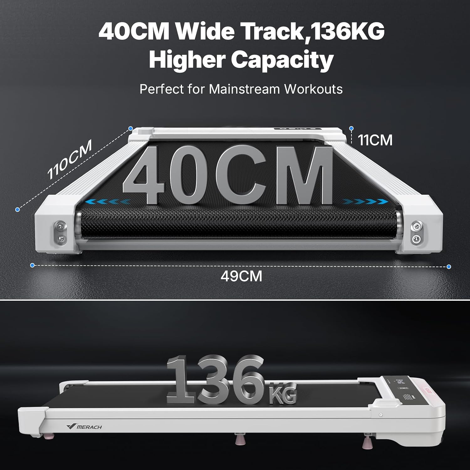 Thumbnail 5 de MERACH Walking Pad 136 kg