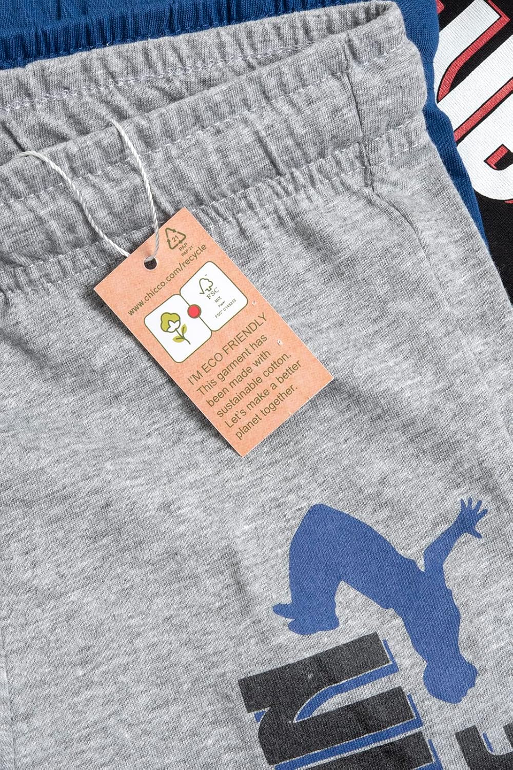 Thumbnail 2 de Chicco Pantaloncini Bambino – Set di 3 Bermuda Comodi in Cotone con Vita Elasticizzata