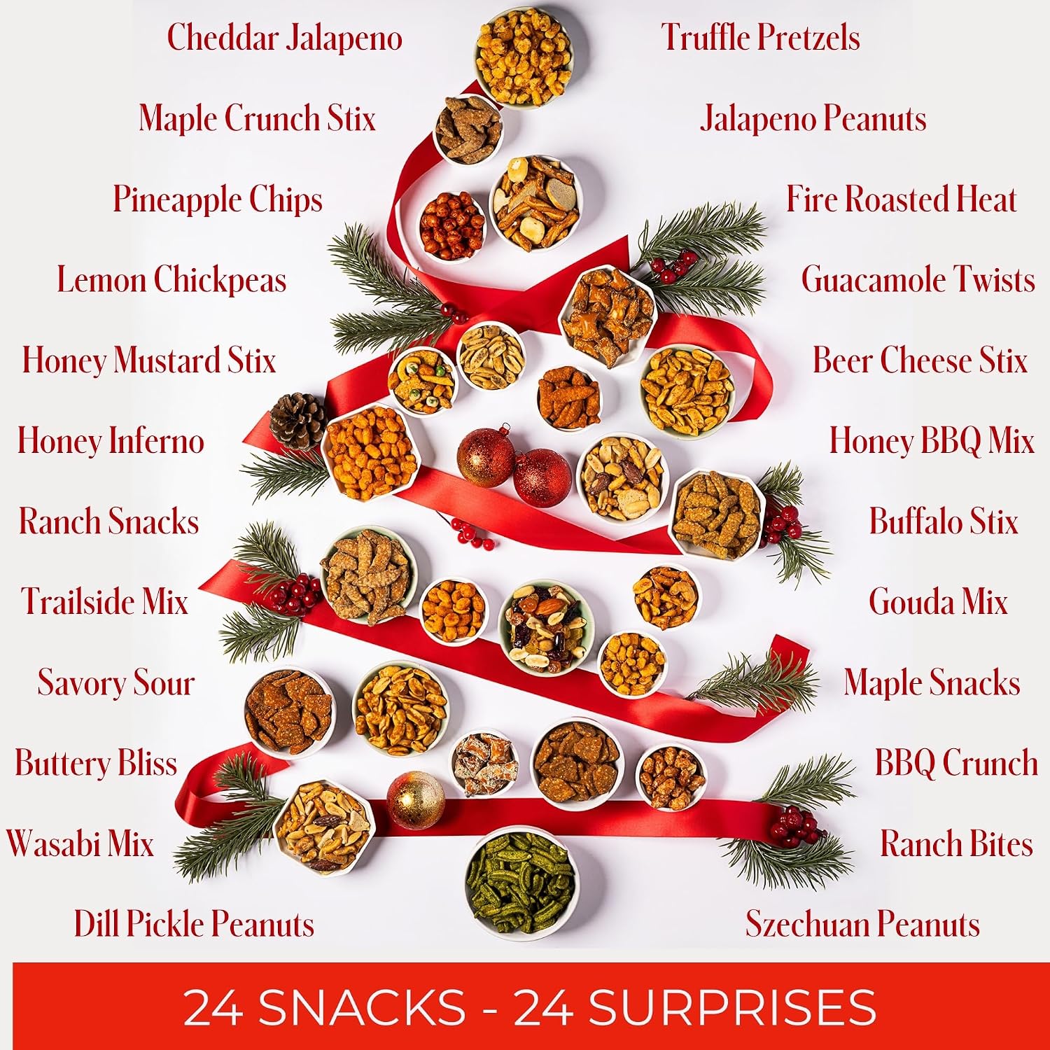 Detalle 2 de SUGAR PLUM 2026 Advent Calendar with 24 Sweet, Savory, and Smoky Snacks