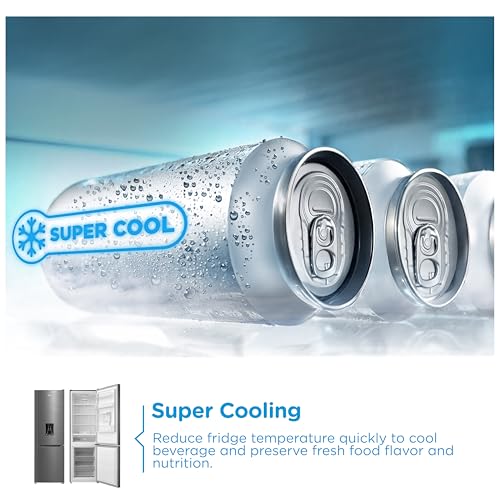 Thumbnail 6 de Midea 308L Fridge Freezer with Water Dispenser (MDRB424FGD46W)