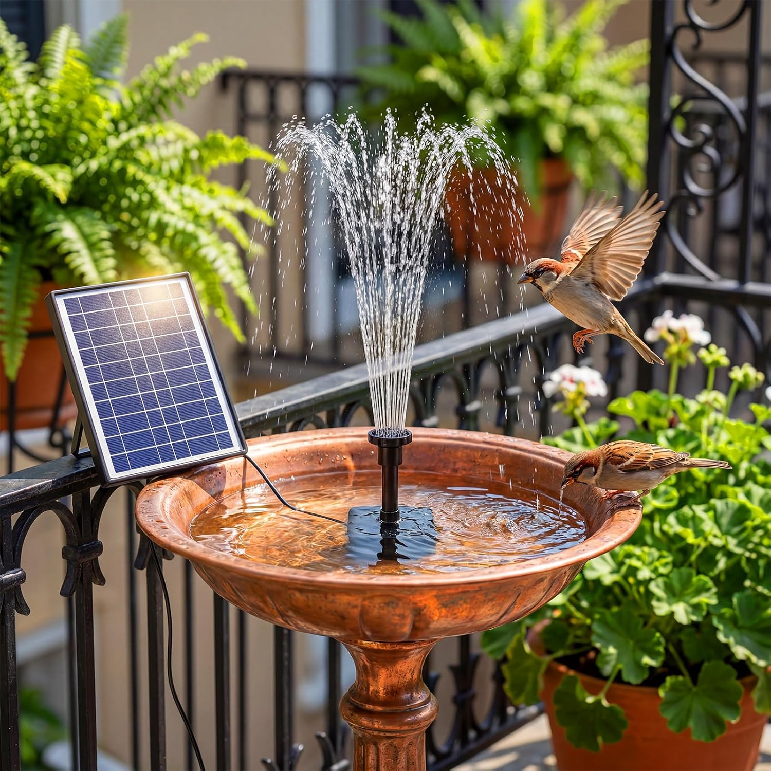 Detalle 2 de AISITIN 6.5W Solar Floating Water Pump