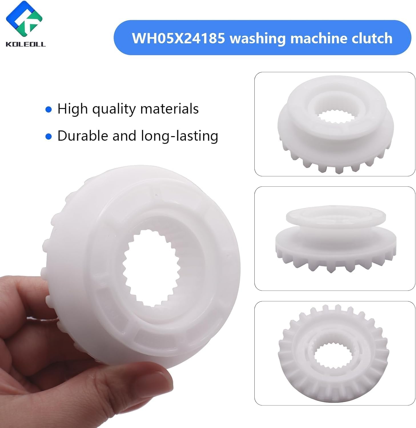Detalle de KOLEOLL WH05X24185 Washing Machine Clutch, 2-Piece Replacement for GE and Hotpoint