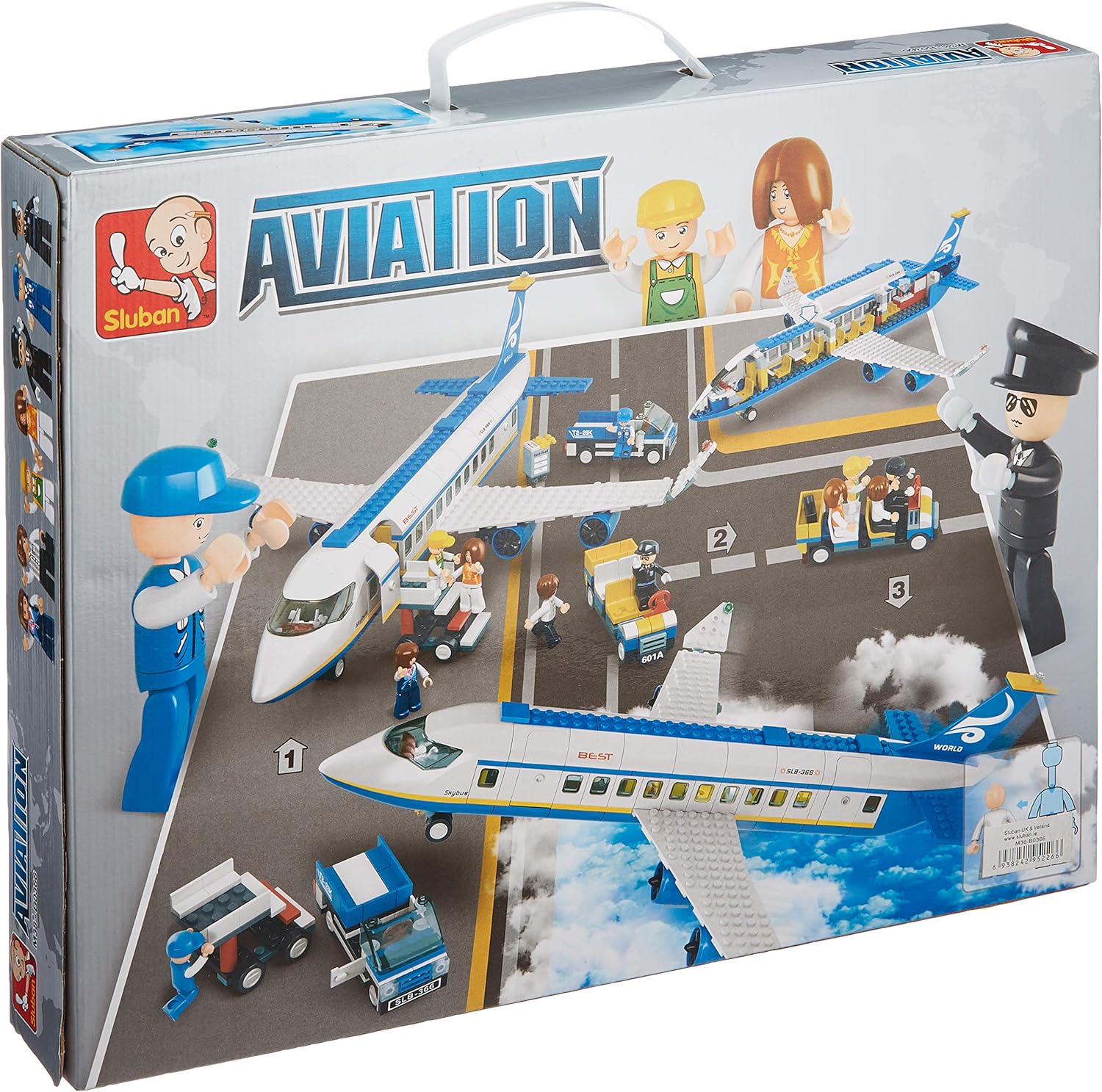 Detalle 2 de Sluban Aviation M38-B0366 Avion de Ligne