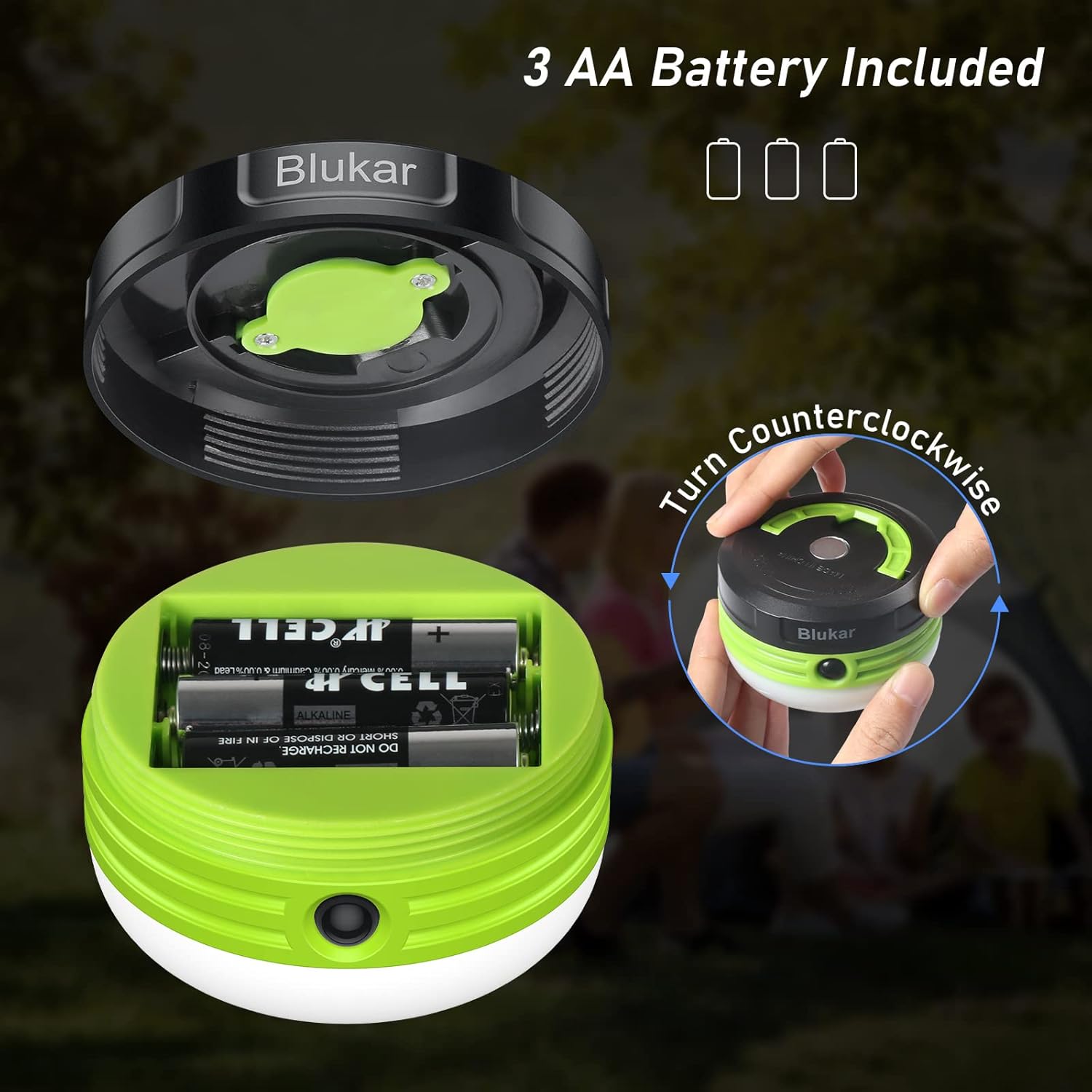 Thumbnail 6 de Blukar Camping Lantern 3-mode battery light 🏕