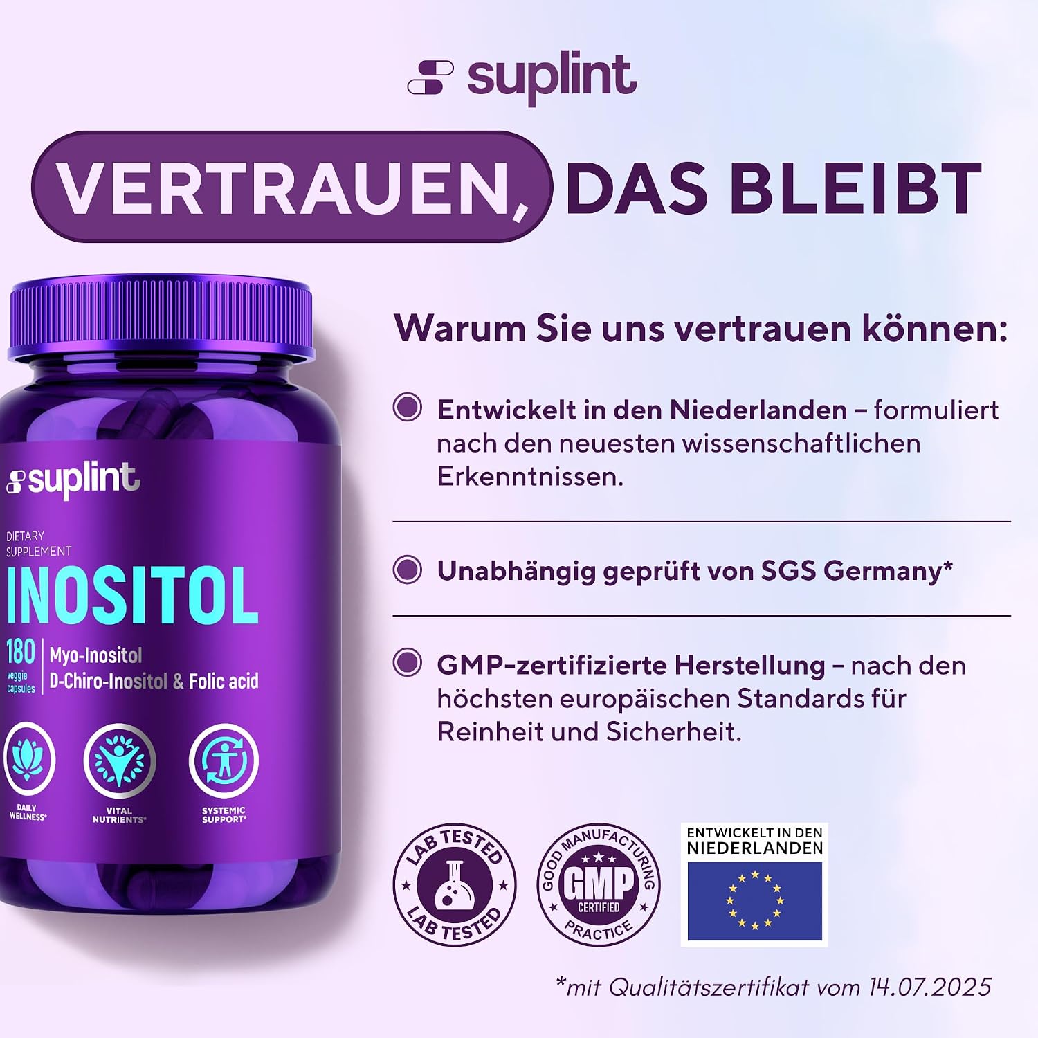 Thumbnail 1 de Inositol Komplex 2200 mg Kapseln